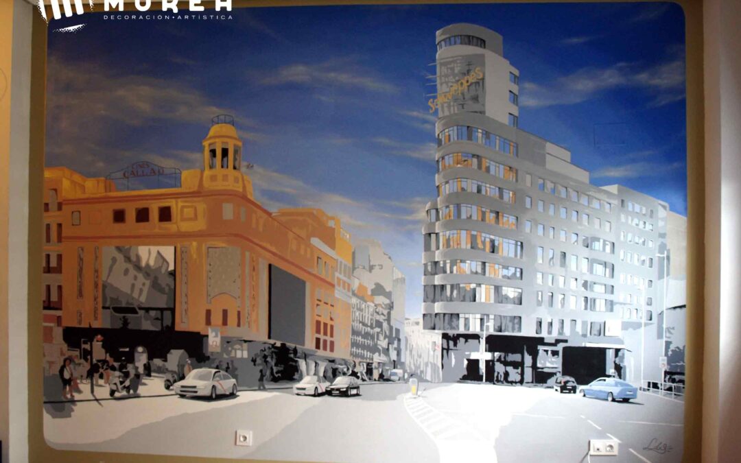Como se hizo: mural «plaza Callao»