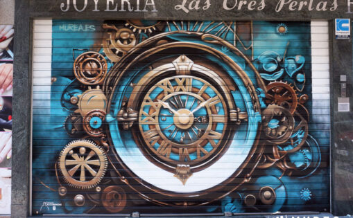 Cierre para Joyería las 3 Perlas. Alcobendas 2025. Cierre para Joyería las 3 Perlas. Alcobendas 2025.