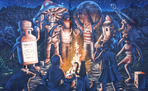 Mural para el festival Repica Balboa (El Bierzo) 2026.