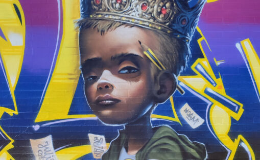 Mural para el festival Homenaje a Julione (Sevilla) 2026.